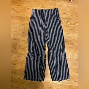 Navy Striped Pants, GAP, Size 8